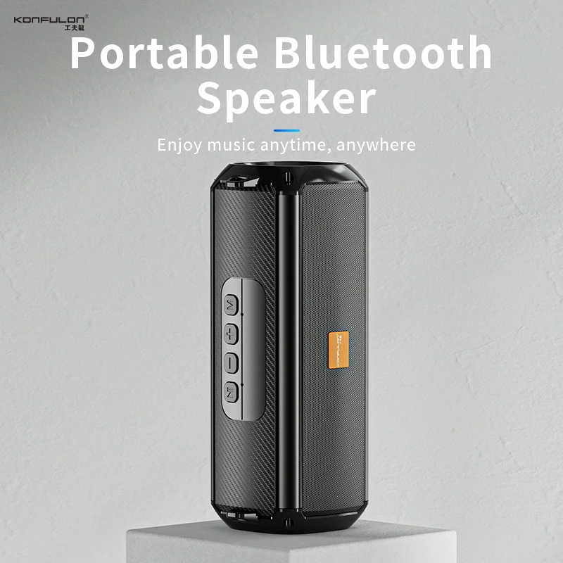 

Portable HIFI Bluetooth Wireless Speaker Outdoor Audio Loudspeaker Stereo Music Surround Subwoofer 2000mAh Power Bank TF Card