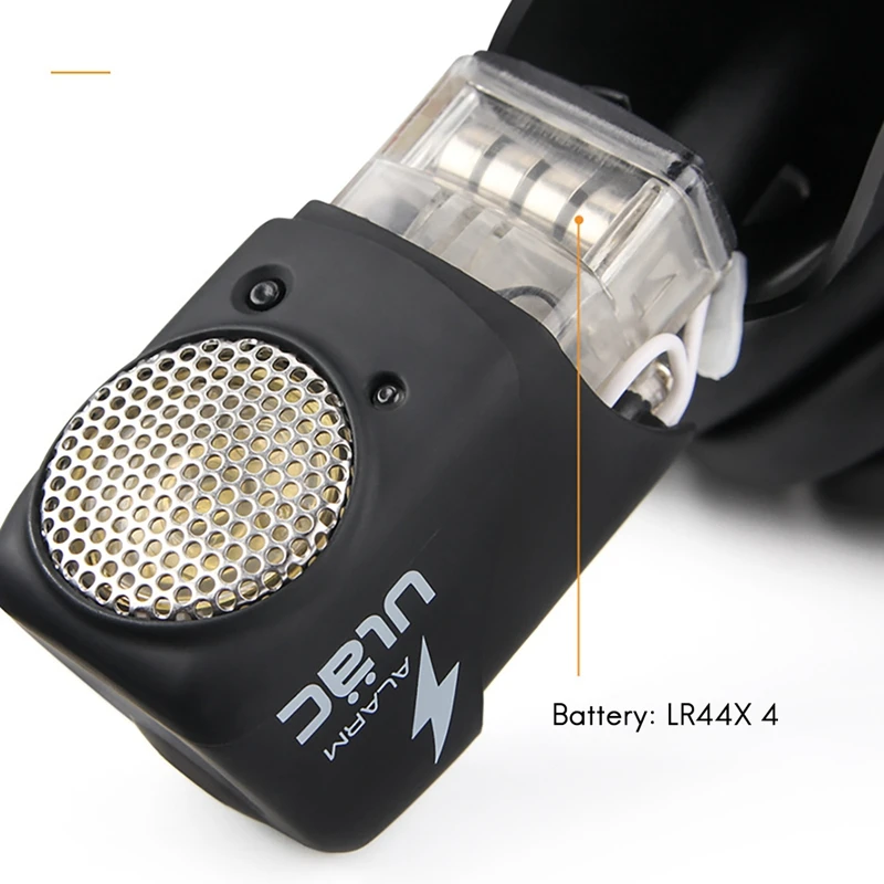 Замок для велосипеда ULAC 110 дБ Электронная сигнализация стальной трос защита от