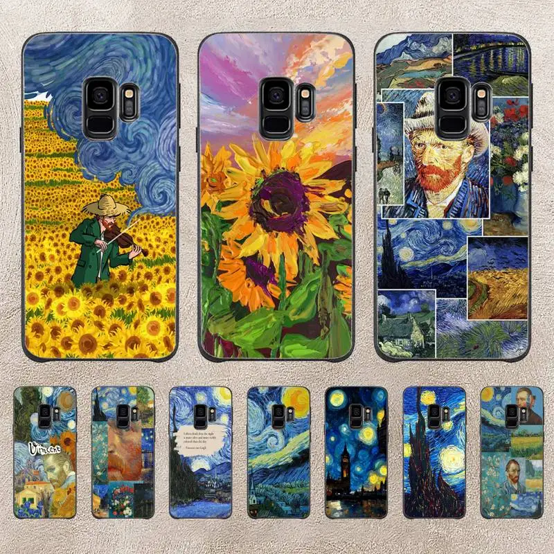 

Van Gogh Monet Oil Painting Phone Case For Samsung Galaxy Plus S9 S20Plus S20ULTRA S10lite S225G S10 Note20ultra Case
