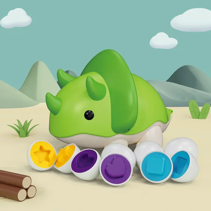 Детский Контейнер Для Хранения Яиц Динозавра Игрушка Раннего Обучения