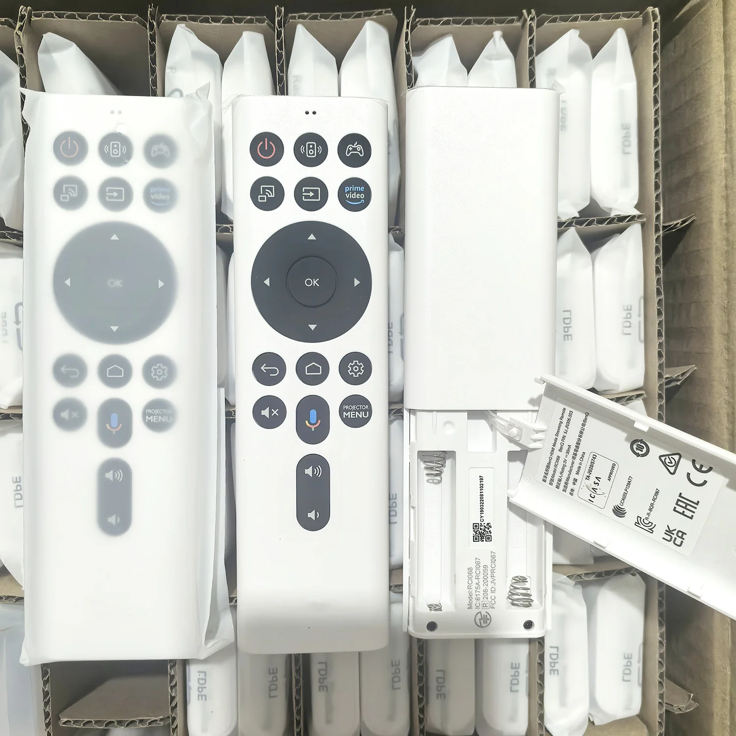 Фото Голосовой пульт дистанционного управления RCI068 RC1068 для проектора BenQ X1300I GP500 X3000I LED №1