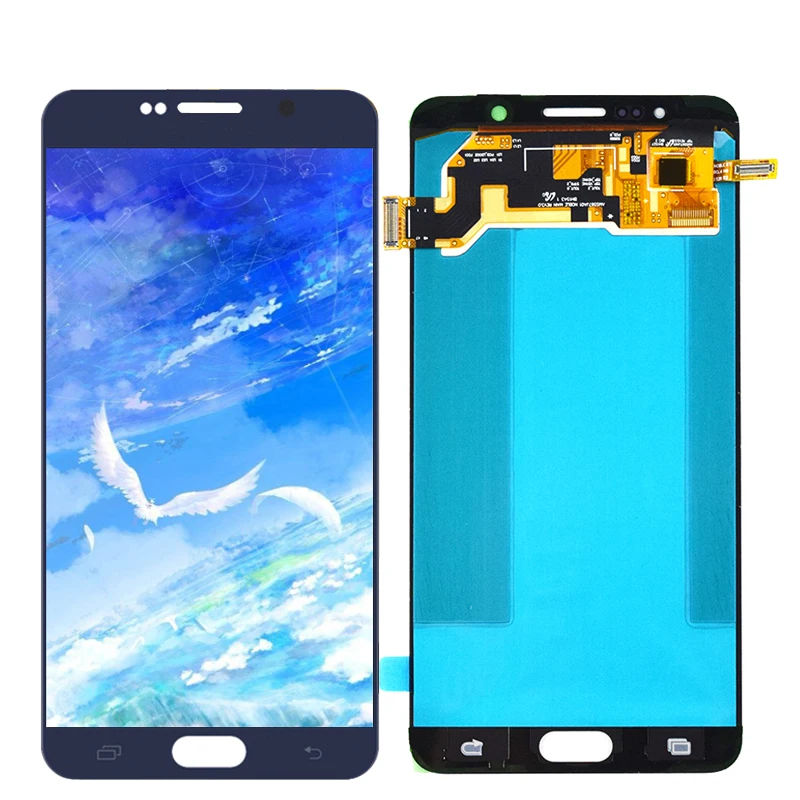 ЖК-дисплей Super Amoled для Samsung Galaxy Note 5 N920C сенсорный экран с дигитайзером в сборе со