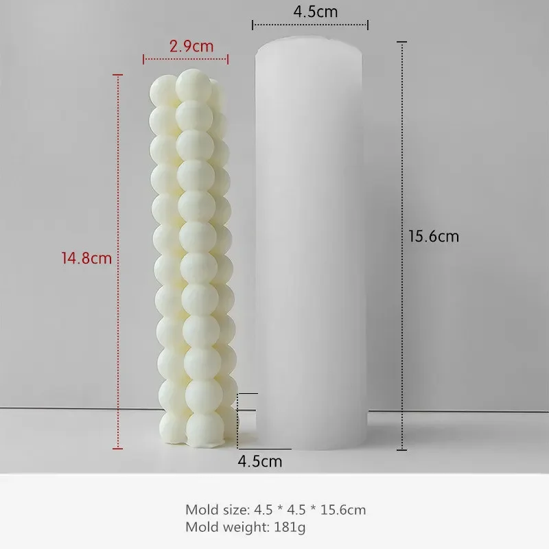 3D пузырьковый куб силиконовая форма для свечей гипсовая ароматерапии смоляные