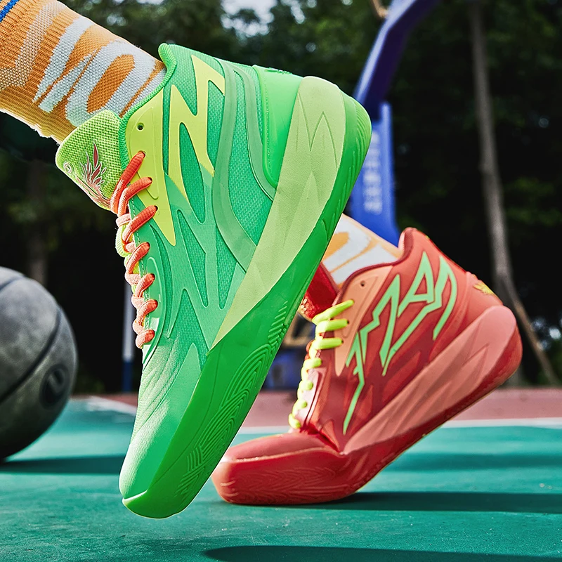 Высококачественная Баскетбольная обувь Lamelo Ball 2 поколения Боевая Нескользящая