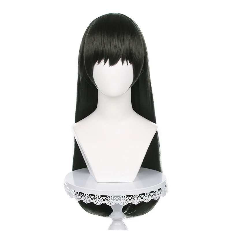 

Anime SPY×FAMILY Yor Forger Cosplay Wig Long straight Black Hair Heat Resistant Synthetic SPY FAMILY Halloween Role Play Wigs