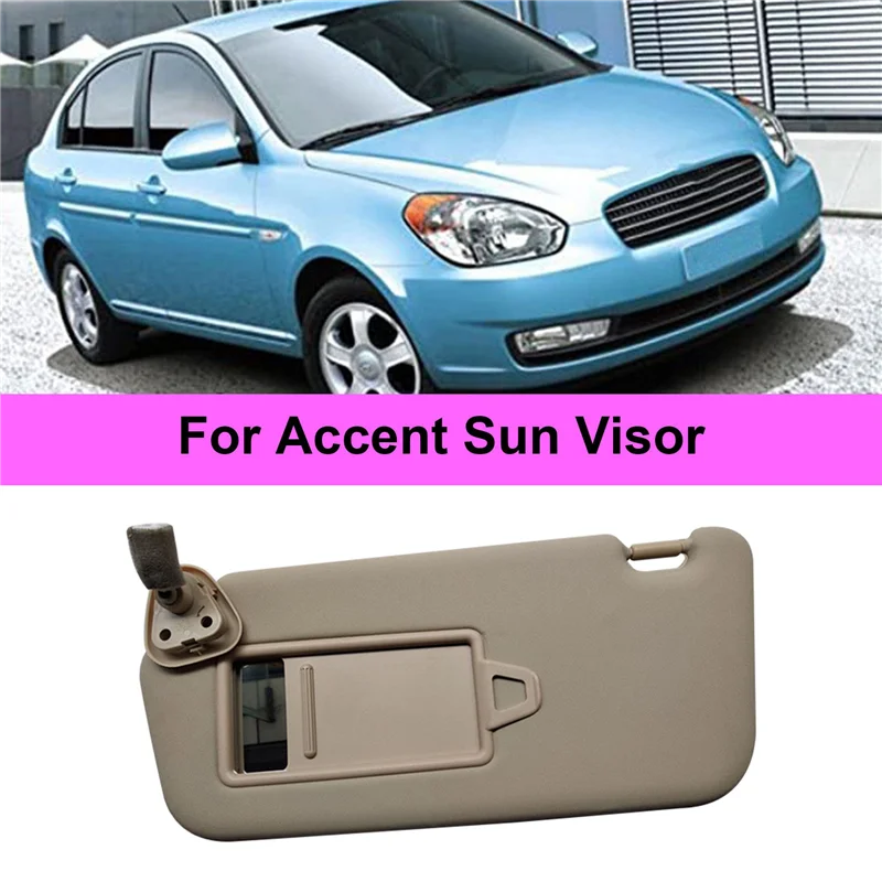 

New for Hyundai Accent Sun Visor 852101E361XU Left Driver Side Sun Visor