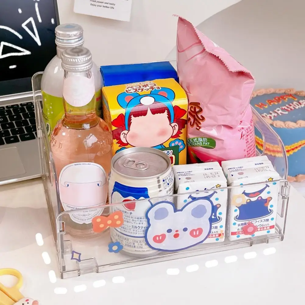 

Desktop Organizer Storage Box Book File Organizer Sundries Box Dresser Cosmetics Storage Case Stationery Holder Storage Bin