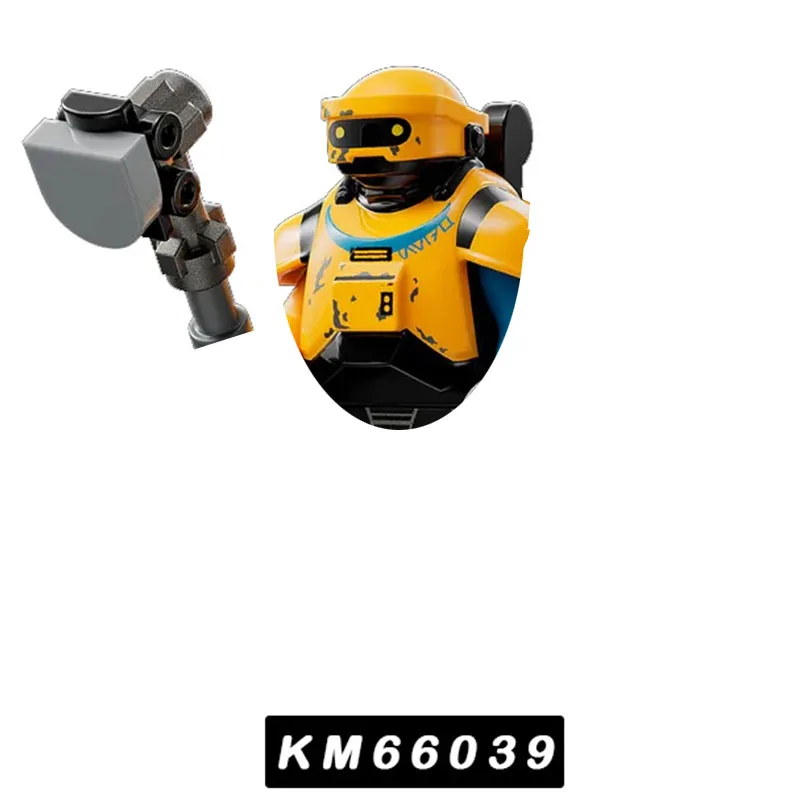 KM66021-KM66028 KM66037-KM66044 Блок Звездные войны мини-фигурка робота игрушечные кирпичи