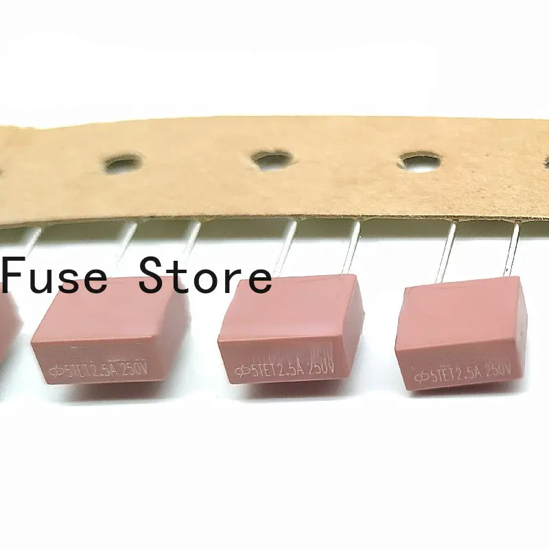 

10PCS UL VDE Certification Of Square Fuse Tube 5te2.5a250v 2.5a Ampere Delay Slow Fuse.