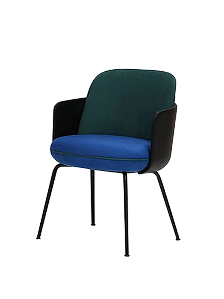 

Café Chairs Nordic Light Luxury Iron Simple Armchair