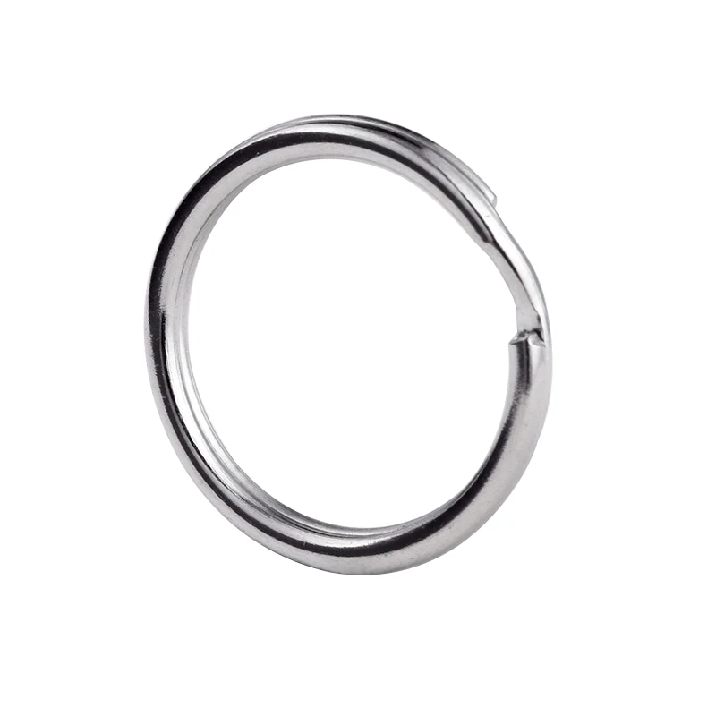 1000 шт., кольца для ключей из нержавеющей стали, 20 мм, 304 дюйма