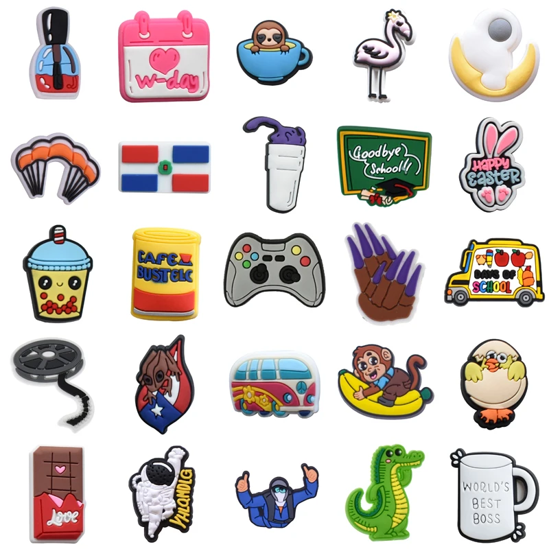 

Decorations for Crocs Women Charm Packs Boy Girl Kids Shoe Charms Shoes Accessories Wholesale Bulk Men Gifts Para Pins Set Jeans