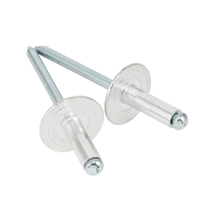 Алюминиевый Большой Фланец M3.2 M4 M5 самоподключение открытый конец поп-заклепка