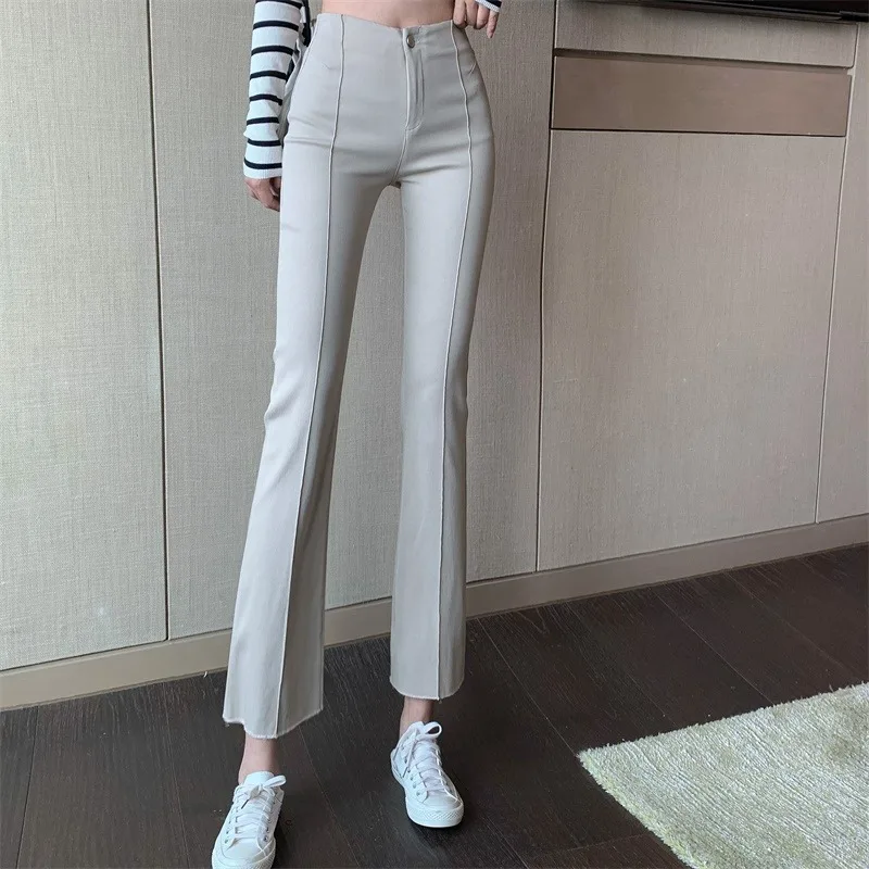 Cheap wholesale 2021 spring summer autumn new fashion casual Popular long women Pants woman female OL vintage streetwear VyJ380