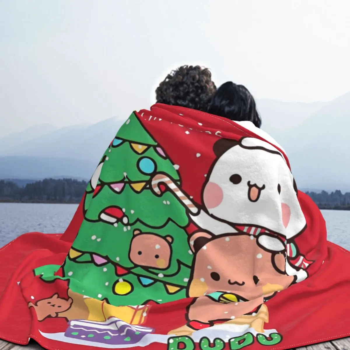 Bubu Dudu Рождественская Панда медведь вязаный женский Счастливого Рождества