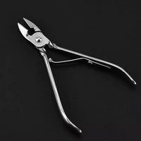 silver dead skin dirt remover nippers clipper cutters trimmer ingrown toe nail correction stainless steel foot hand care tools