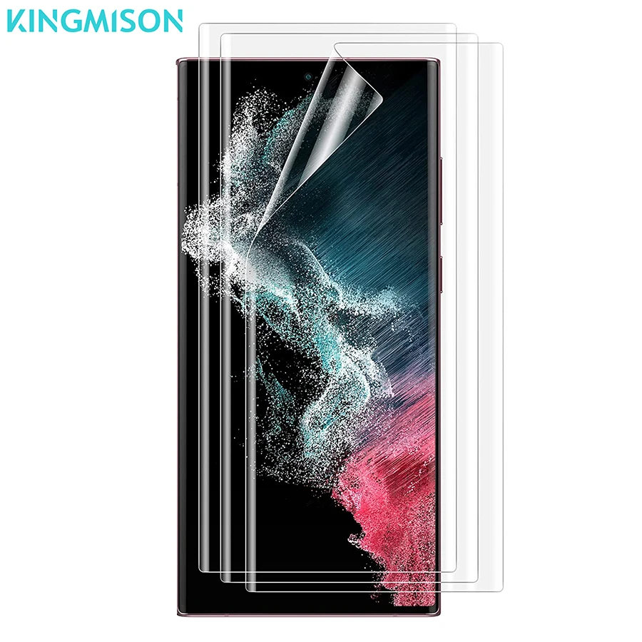 

Гидрогелевая пленка KINGMISON для Samsung Galaxy S10 S20 S21 S22 Plus, защитная пленка для Note 20 9 10, 3 шт.