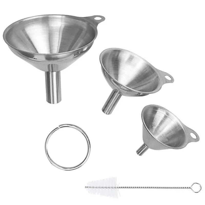 

1 шт., кухонная Воронка Из Нержавеющей Стали, 3 x трубки