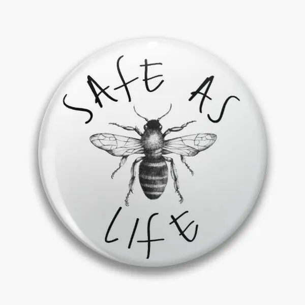 

Значок с мягкой кнопкой Safe As Life 2 на заказ, креативный декоративный мультяшный значок на лацкан для влюбленных, модное женское металлическое...