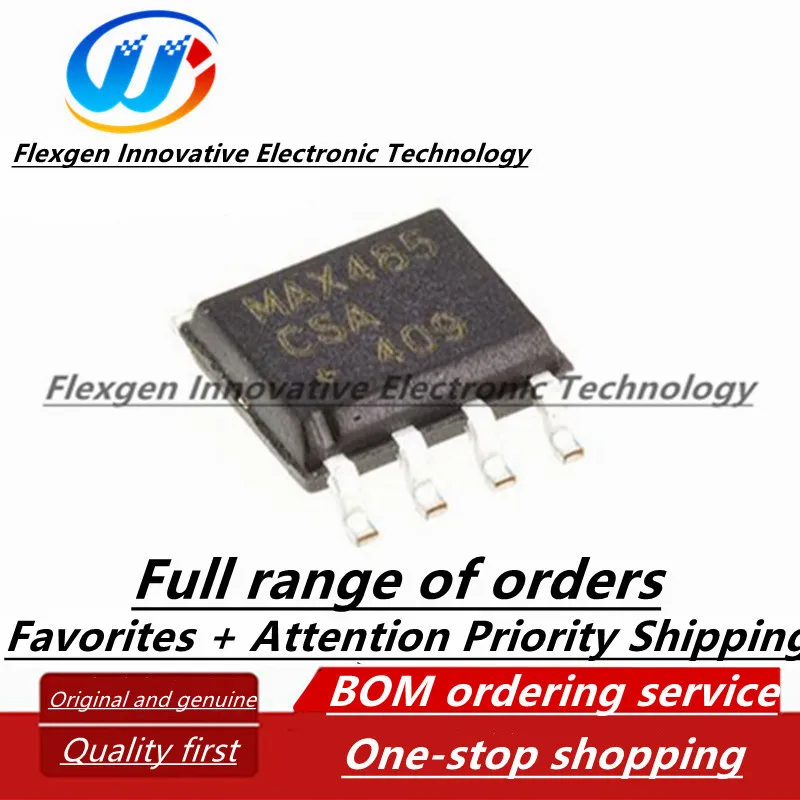 Купить 10-shot MAX485CSA + T MAX485 SOIC-8/RS-485