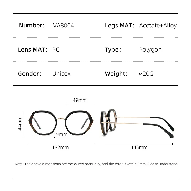 Винтажные оправы для очков с защитой от синего света мужчин и женщин оптическая