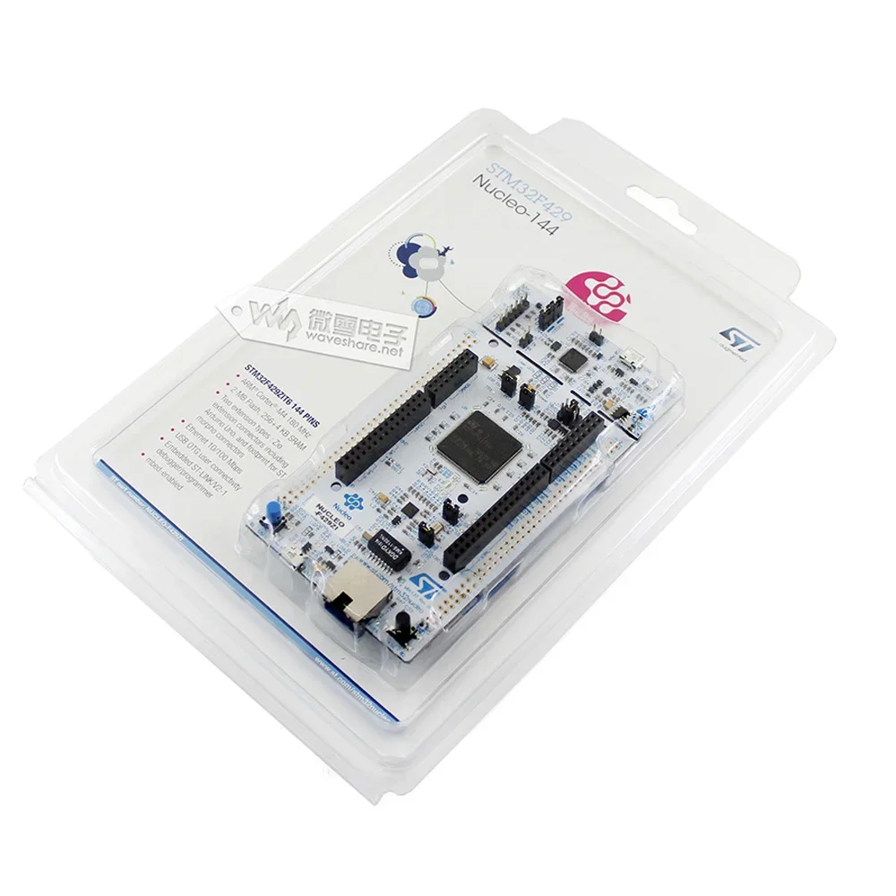 Фото Плата разработки NUCLEO-F429ZI, STM32 Nucleo-144 с микроконтроллером STM32F429ZI, поддерживает Arduinos, ST Zio и Morpho Connectivity №1