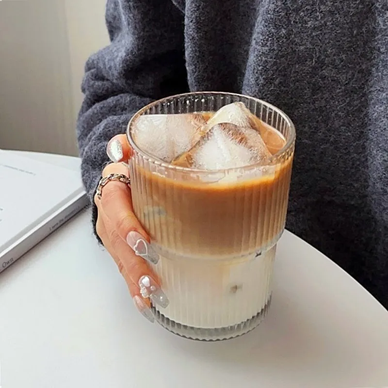 

Прозрачные стаканы для кофе CZHOMMAGIC 400 мл