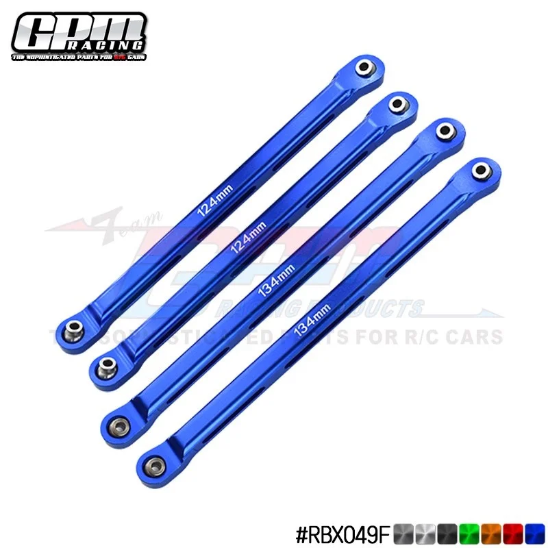 Осевой 1/10 RBX10 Ryft 4WD Алюминиевый сплав Передняя верхняя + Нижняя опорная рама киля-4