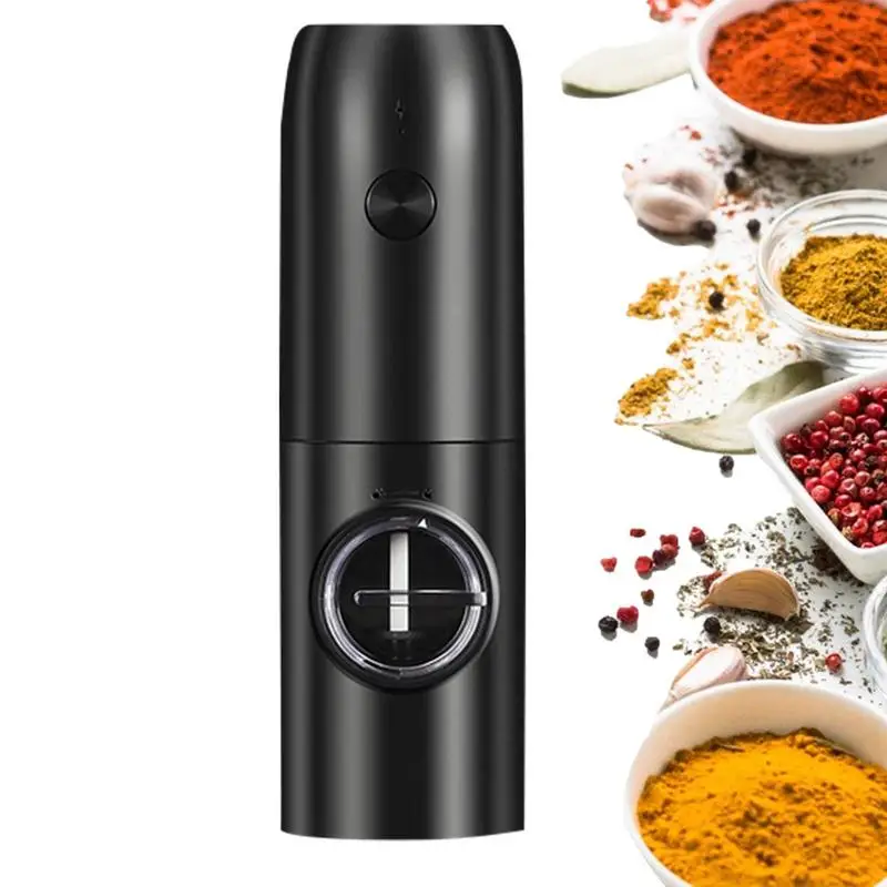 Электрическая автоматическая мельница для перца и соли со светодиодный