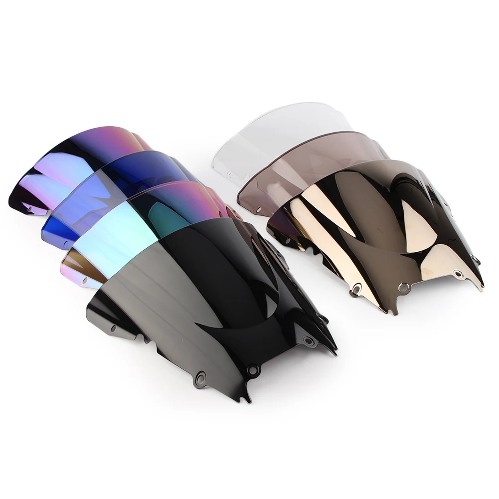 Лобовое стекло с двойным пузырьком для мотоцикла ветрозащитное лобовое Yamaha YZF R6