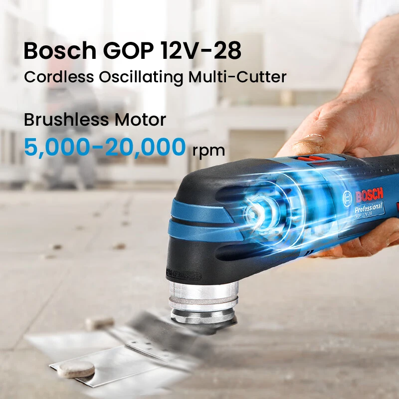 Шлифовальный станок Bosch GOP беспроводной Осциллирующий мультрез 12V-28 устройство