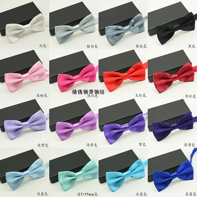 Мужской атласный галстук-бабочка классический для свадебной вечеринки