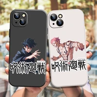 cool guy jujutsu kaisen satoru gojo anime phone case for iphone 13 12 11 pro max 6 7 8 plus xs xr for black soft silicon cover