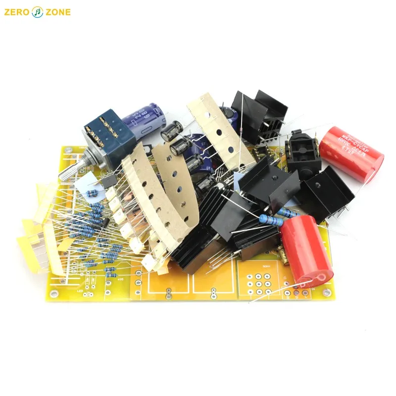 

Free Shipping Hv1 (base On Beyerdynamic A1) Hv-1 Headphone Amplifier Diy Kit With Alps 27 Pot