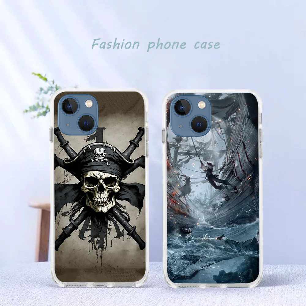 IT-54 Пираты Карибского моря мягкая фотосессия для OPPO VIVO Reno A17k A77s A78 Findx5 8 8t Y35 Y22s Y16 Y02s