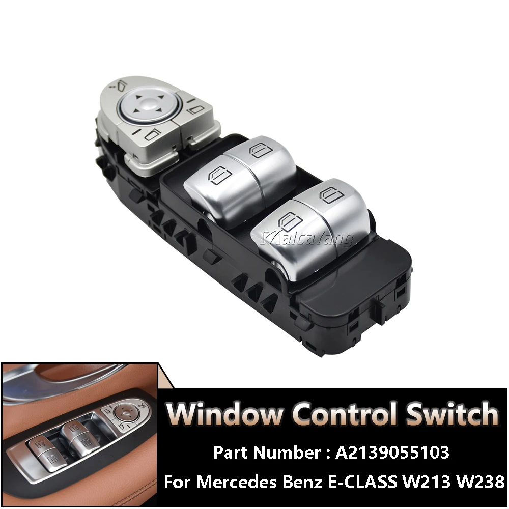 

Оранжевый светильник-черный электрический выключатель стеклоподъемника для Mercedes-Benz E200 220 300 350 400 A2139055103 2139055103