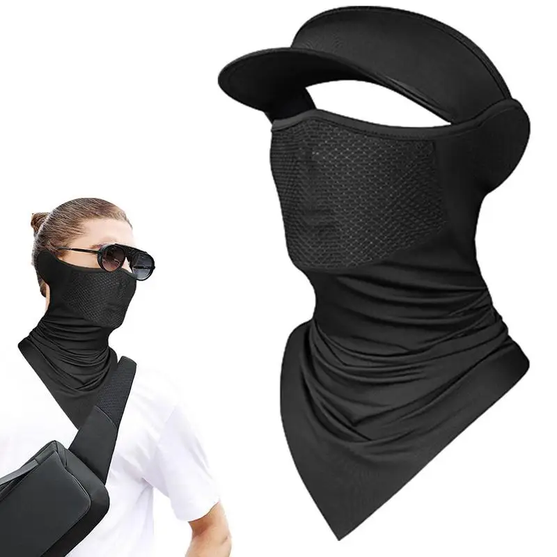 

Motorcycle Mask Cycling Balaclaava Full Cover Face Mask UV Sun Protector Covering Hat Summer AntiUV Biker Helmet Hat Head Scarf