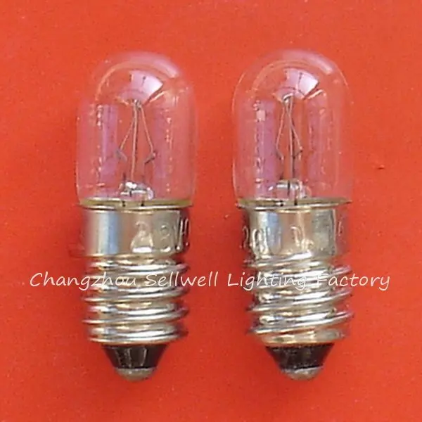 

2022 New Arrival Limited Professional Ce Lamp Edison New!miniature Light Lamp 28v 0.11a E10 T10x28 A622
