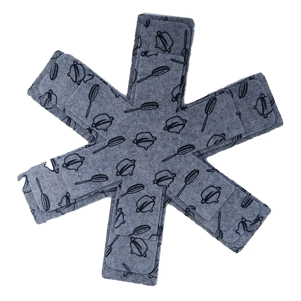 

Pan Protectors Protector Pot Felt Cookware Separator Non Divider Frying Stacking Stick Scratch Separators Sauce Fry Mat Dividers