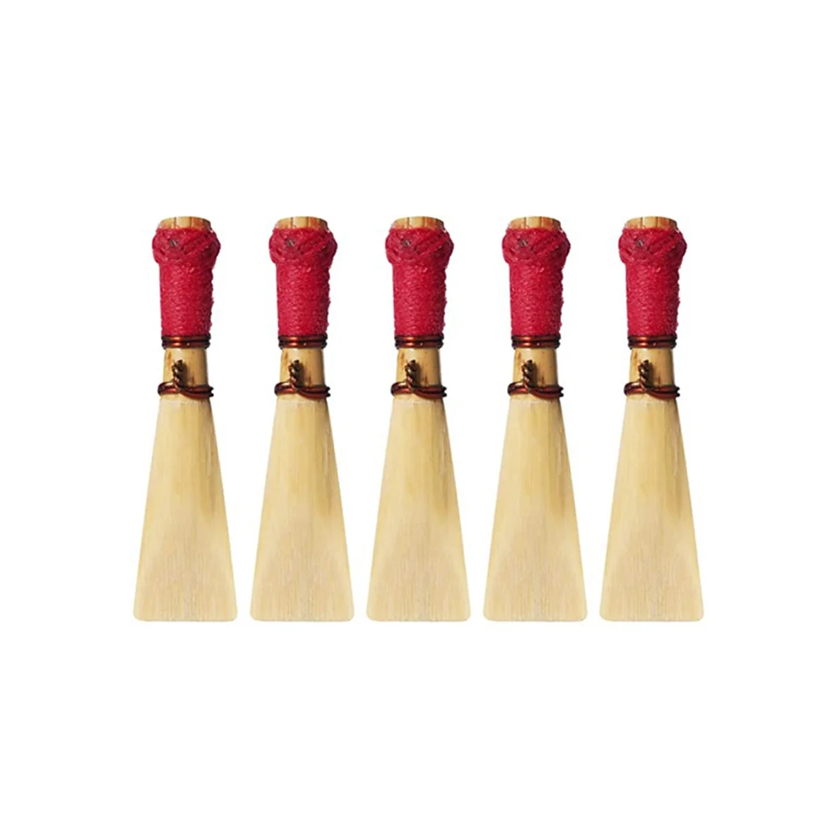 

5 Pcs Bassoon Reed with 5 Bassoon Reed Protective Case Bassoon Reed Medium Soft Bassoon Reed Case Reed Holder Box