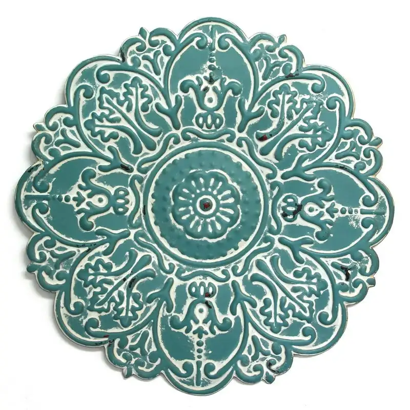 

Small Blue Metal Medallion Wall Decor Bathroom decor Dirty clean dishwasher magnets Posters for wall Real estate Sign Strawberry