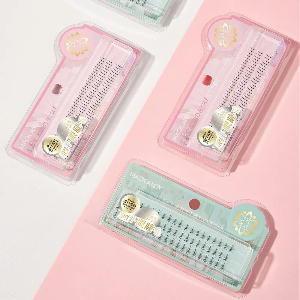 Модные мягкие нижние ресницы V-образные натуральные манга сегментированные