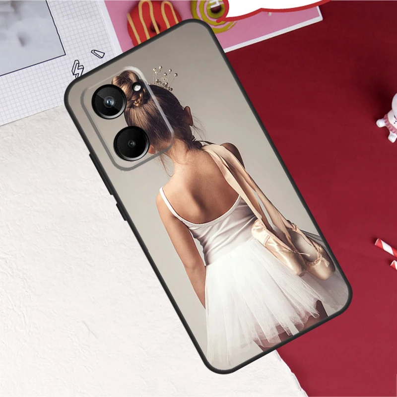 Чехол с изображением танцующей девушки для Realme 10 Pro Plus 8 9 C35 C31 C30 C11 C15 C21Y C25Y GT Neo 3T 2T 5
