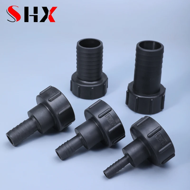 

S60x6 Coarse Thread to 1/2'' 3/4'' 1'' Hose IBC tank Fittings Plastic Garden Drain Connector Water Tank Adapter 1PCS