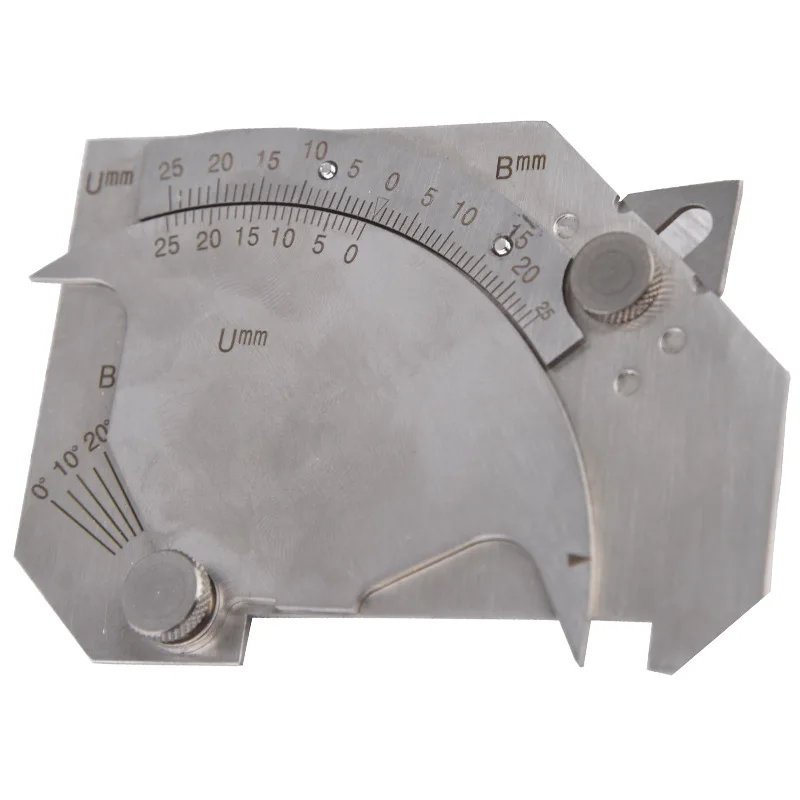 

Stainless Steel Weld Inspection Ruler Laser scale Convex Welding Inspector Gap Inspection Ruler Carpenter Tools Measuring Tool