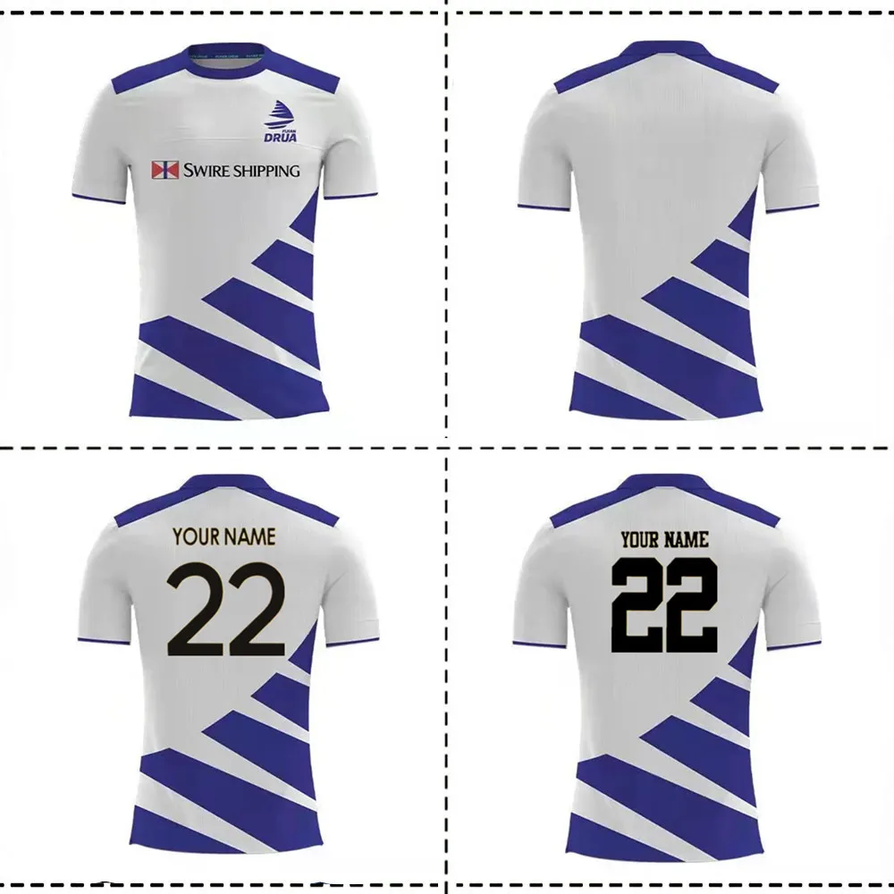 

2022 Фиджи Друа, тренировочная футболка для регби 2022/23, Фиджи Друа, домашняя тренировочная футболка для регби, размер S---5XL