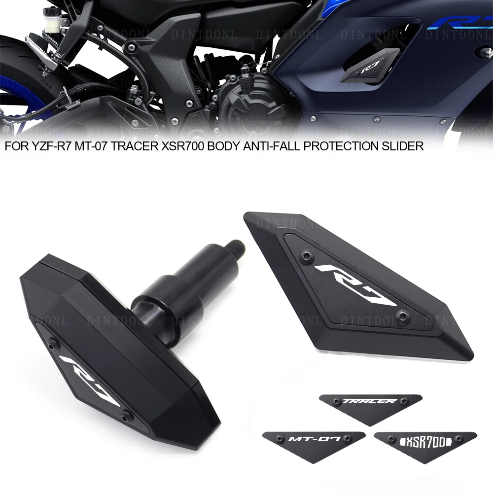 

Frame Sliders Crash Protector For YAMAHA YZFR7 MT07 TRACER XSR700 2022 Motorcycle Accessories Falling Protection R7 XSR 700 2021