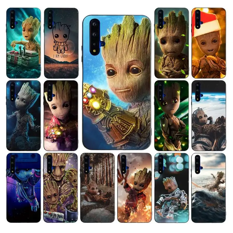 

Disney Guardians Groot Phone Case for huawei nova 2 i plus 3 i E 4 E 5 i pro 6 SE 6 5g