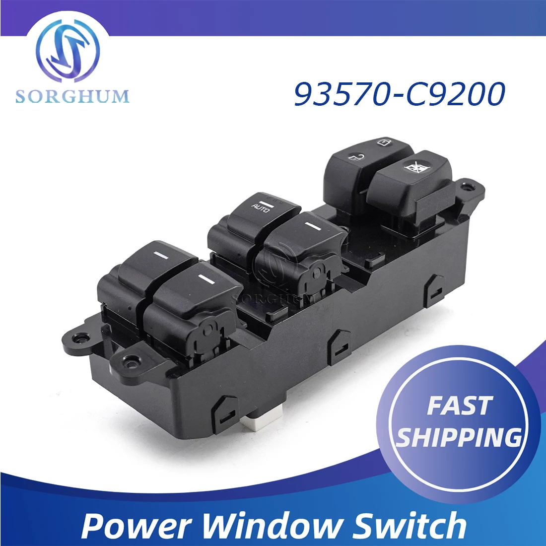 

Sorghum 93570-C9200 93570C9200 AUTO 18 Pins Front Left Driver Master Power Window Switch For Hyundai IX25 Creta Car Accessories