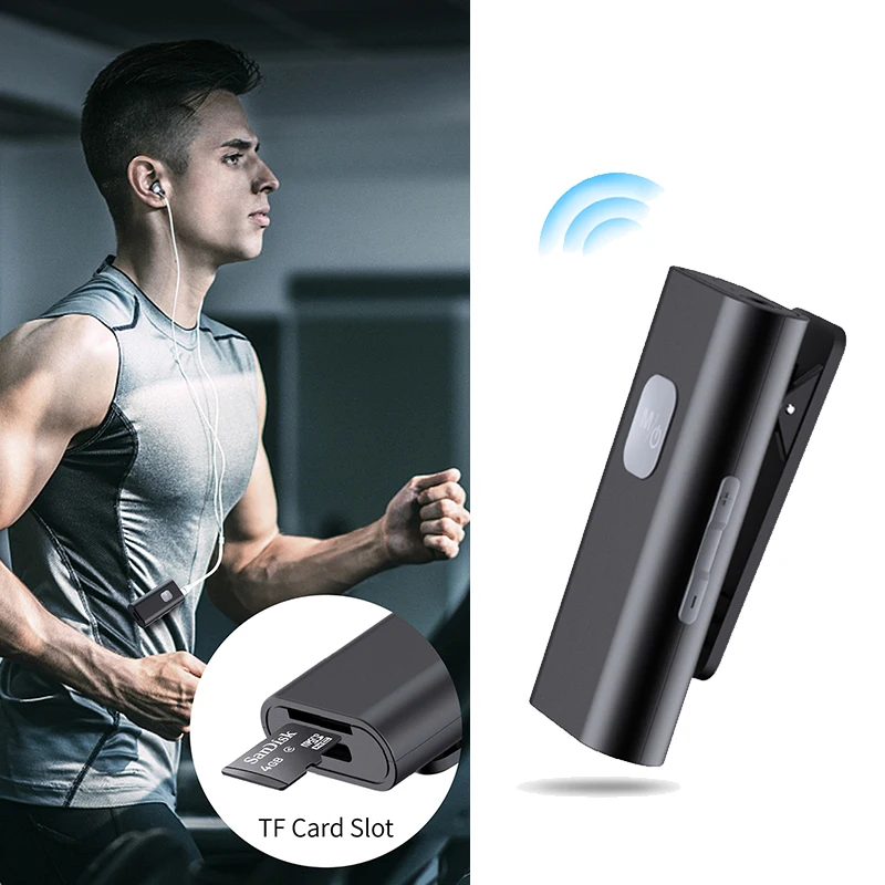 

Bluetooth 5.0 Receiver Wireless Audio Music Adapter 3.5mm Jack Aux A2dp For Car PC Headphone Reciever Handsfree Support TF Card
